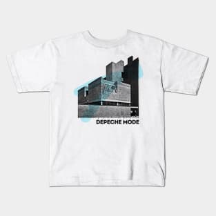 Depeche Mode Industrial Collage Fanart Tribute Kids T-Shirt